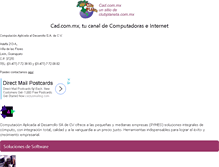Tablet Screenshot of cad.com.mx